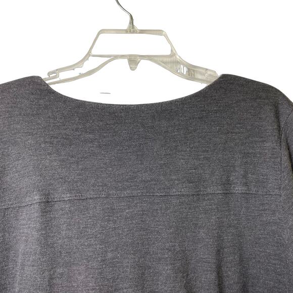 J Jill Long Sleeve Button Front Top Roll Tab Sleeves Sz M (2431) - Picture 5 of 5